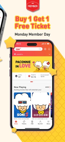 CGV CINEMAS INDONESIA iPhone screenshot 3