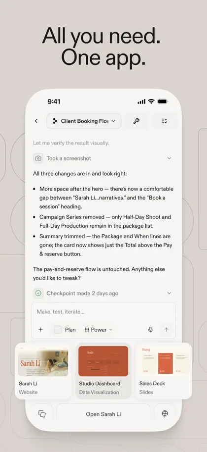 Screenshot 4 von 6 zu Replit: Vibe Code with AI Fast