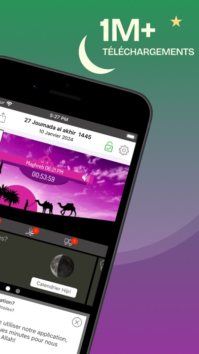 Screenshot #2 pour Calendrier islamique et prière