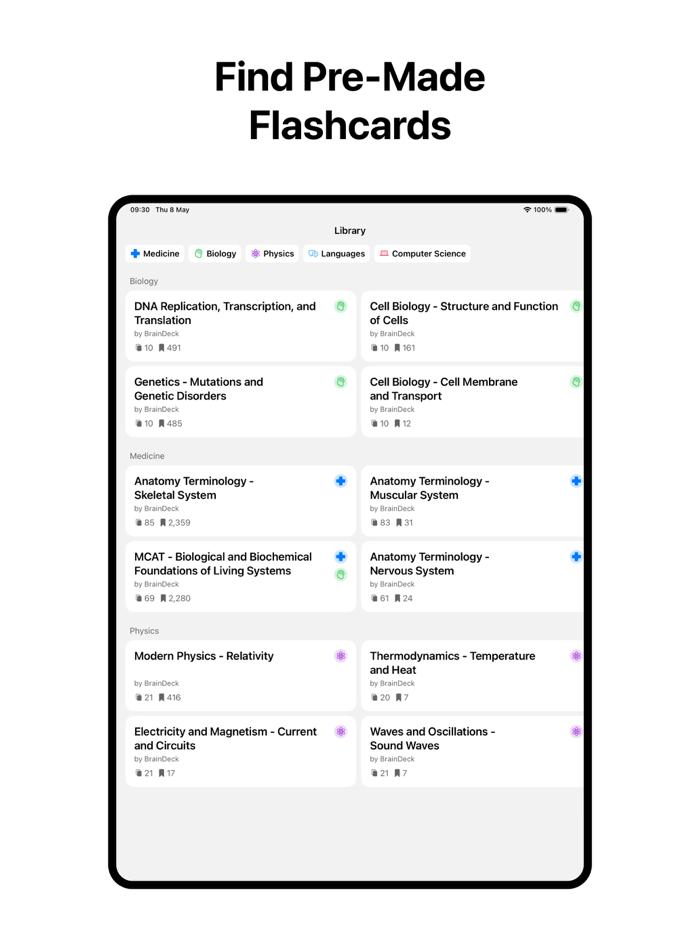 BrainDeck Anki Flashcards