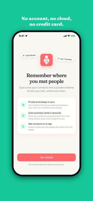 Quis: Your Contacts on a Map Screenshot 8 of 8