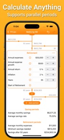 FFCalc - Retirement Calculator screenshot