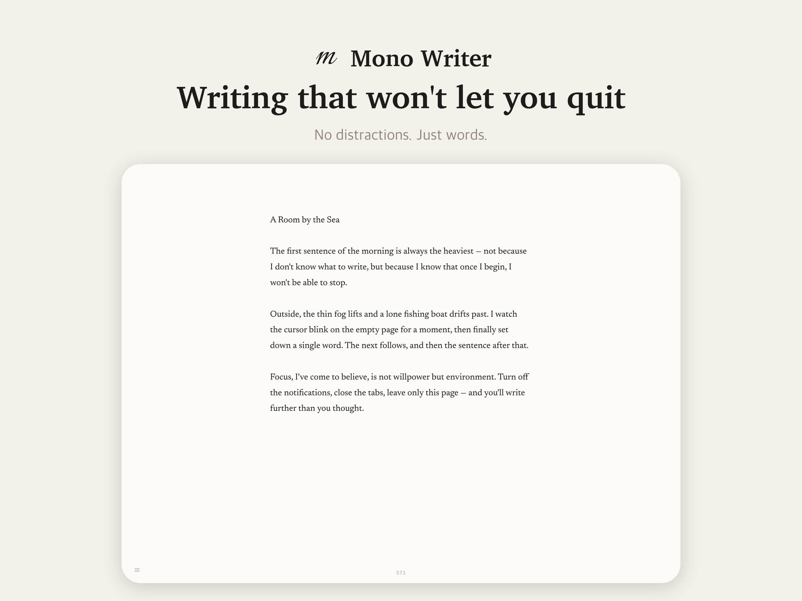 Mono Writer screenshot 4