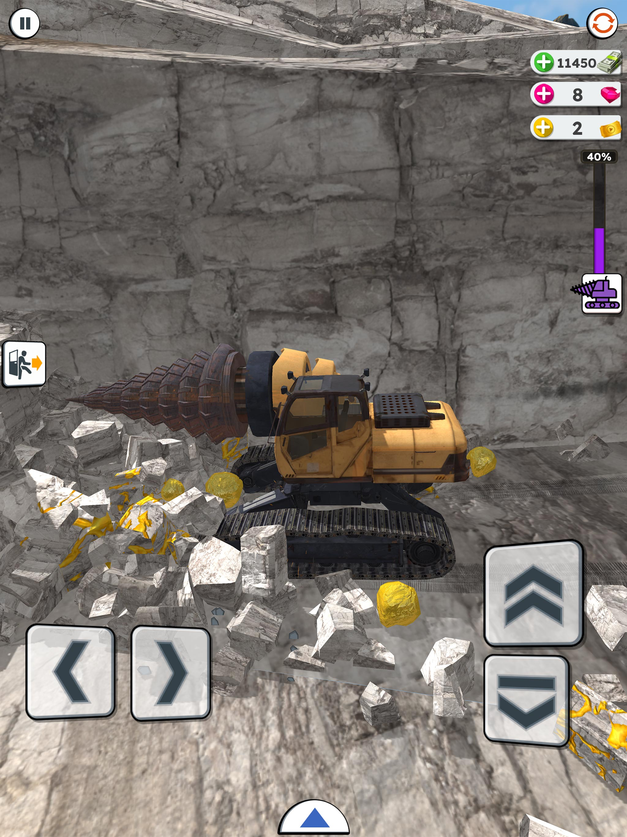 Mine Rider Destruction Sim