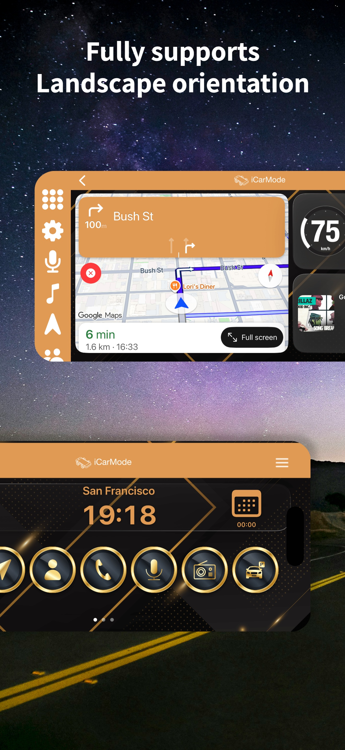 iCarMode: Drive Safe Dashboard screenshot 4