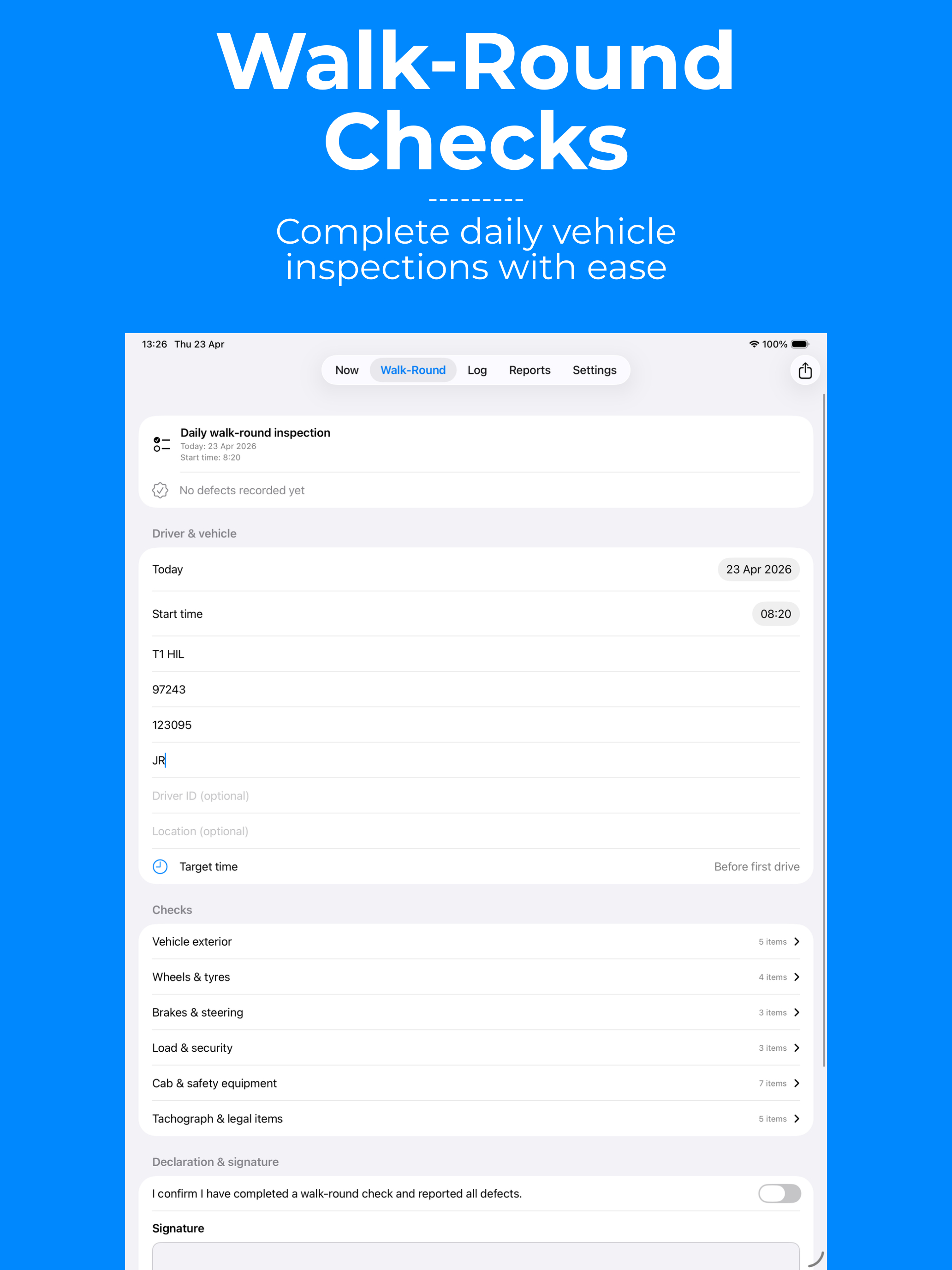 Drivers Hours