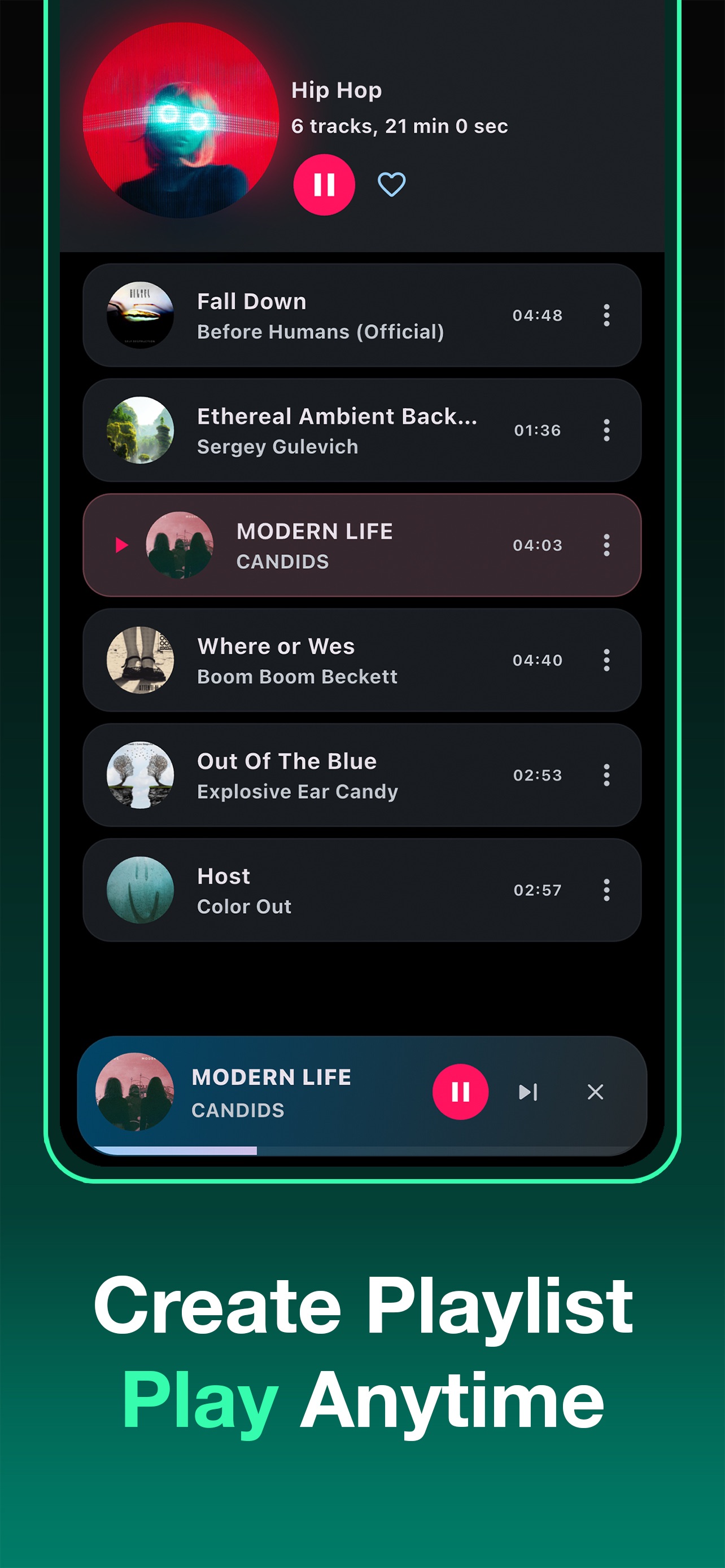 Screenshot 3 of Tubix Music - Music Player