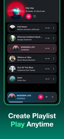 Tubix Music - Music Player iPhone screenshot 3