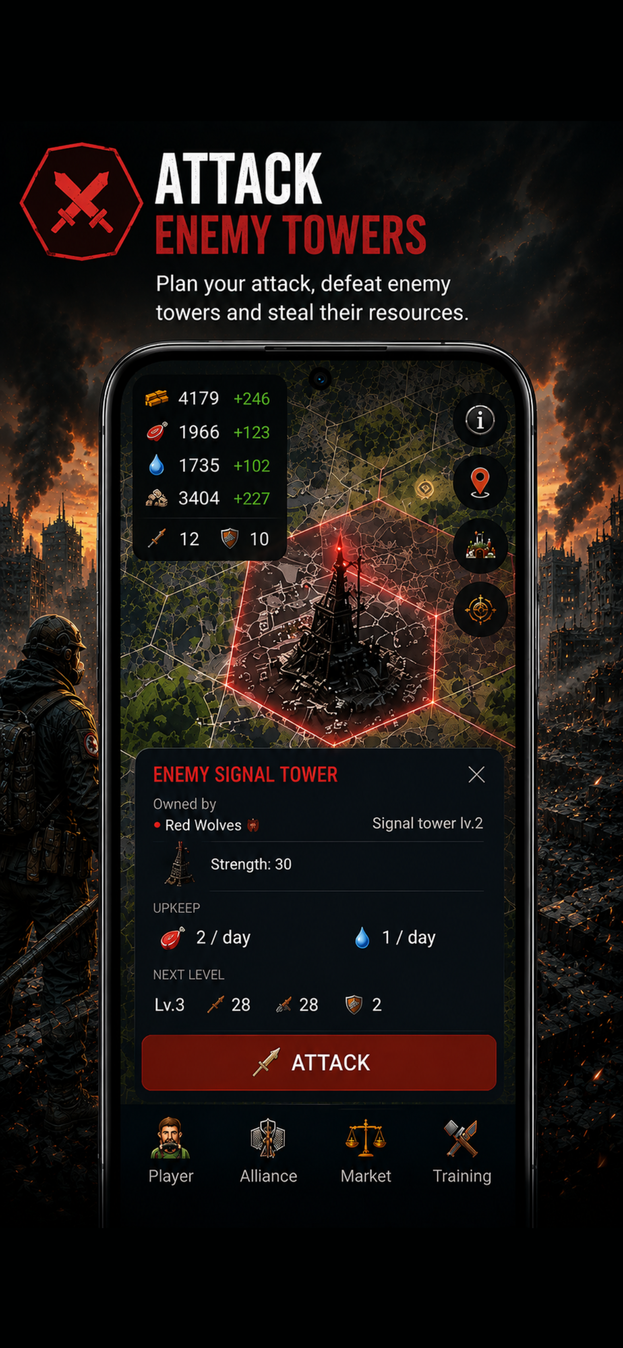 Terraclast: GPS Strategy MMO