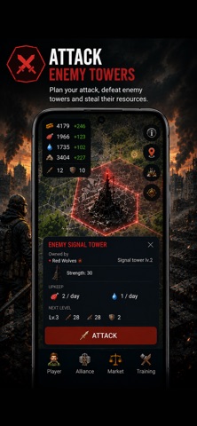 Terraclast: GPS Strategy MMO iPhone screenshot