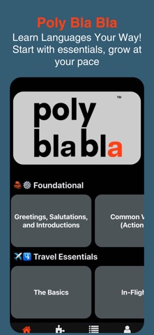 Poly Bla Bla iPhone screenshot