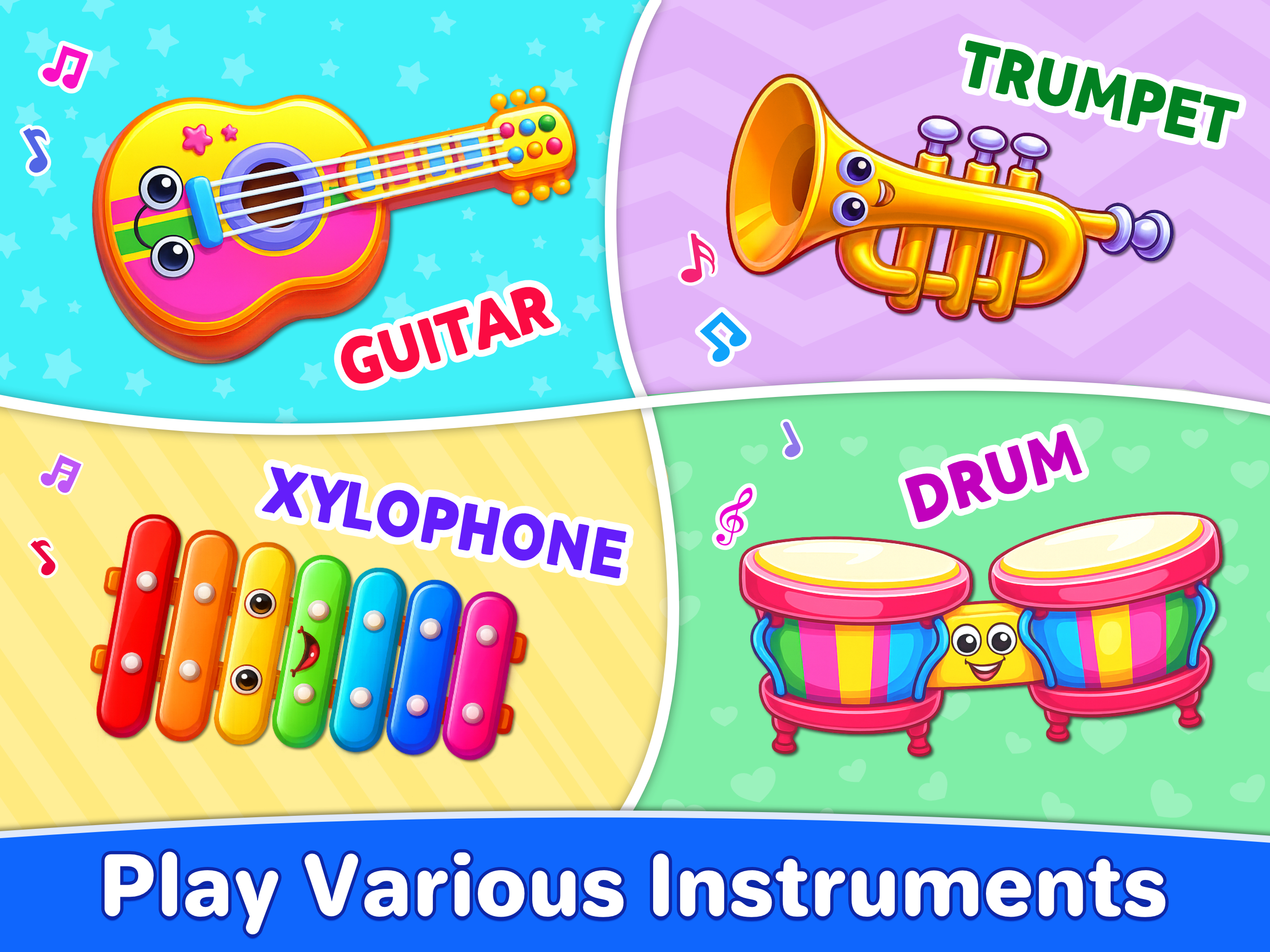 Kids Music: Piano, Xylo, Drums screenshot 15