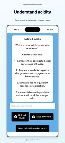 Organic Chemistry Solver Screenshot 4 of 4