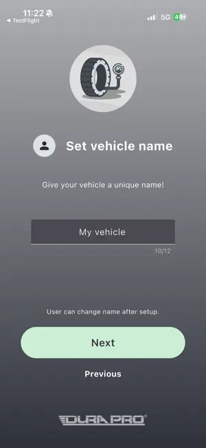 Dura TPMS screenshot 4