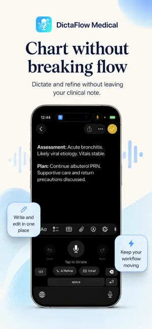 DictaFlow Medical Dictation screenshot 3