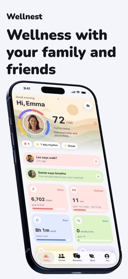 Wellnest: Wellness Together screenshot 1