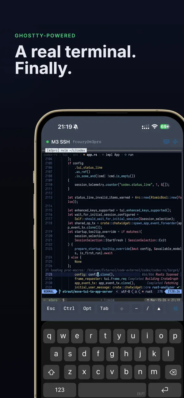 #2. Hoshi Terminal (iOS) 由: Felipe Coury