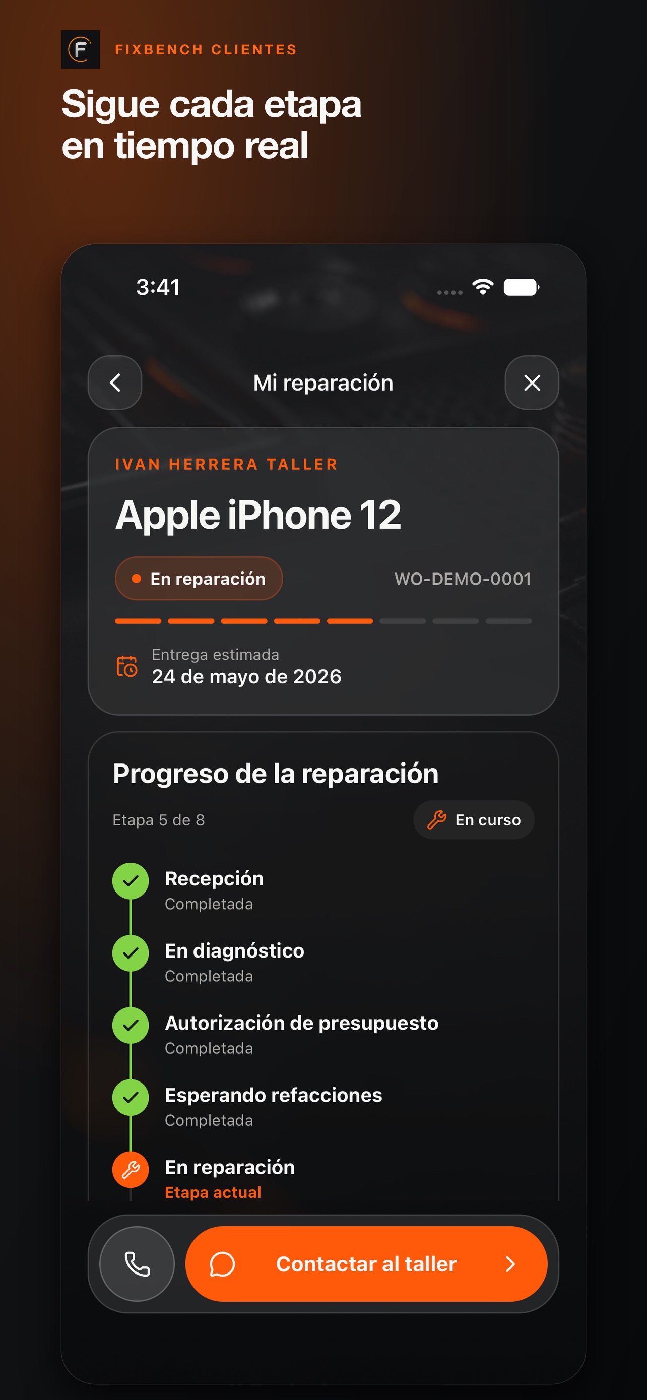 Screenshot 2 of Fixbench Clientes