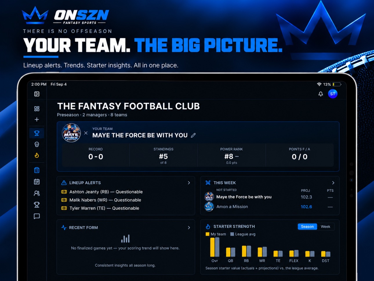 Screenshot 9 of OnSzn Fantasy Sports