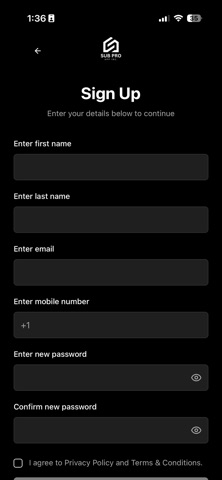Sub Pro App Inc. Screenshot 6 of 8