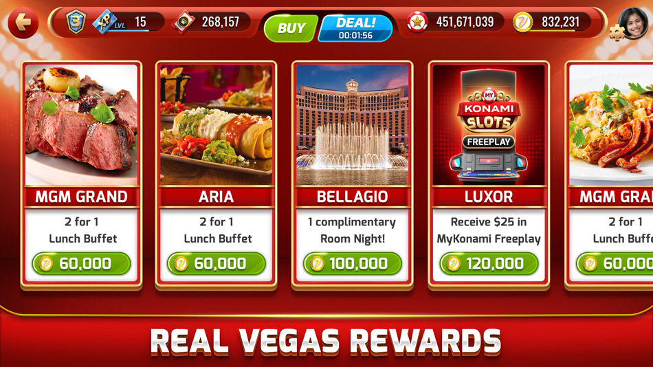 #5. myKONAMI® Slots (iOS) 由: PlayStudios
