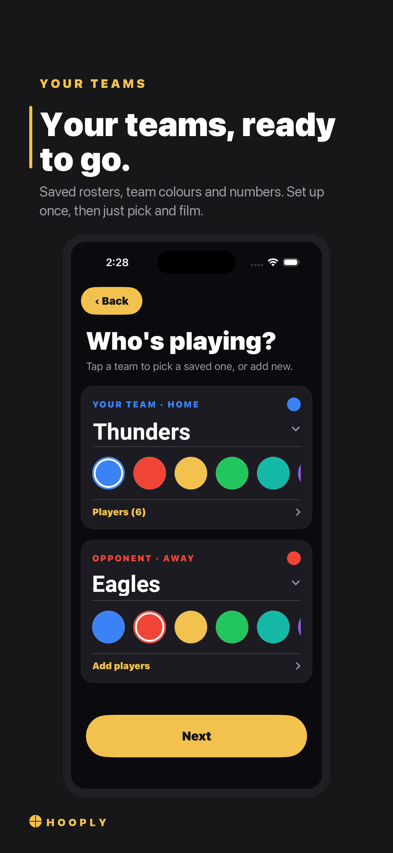 Hooply: Basketball Scoreboard screenshot 5