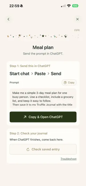 Truffle Journal screenshot 2