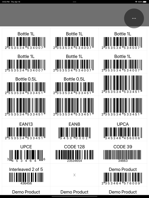 Screenshot #4 pour Barcode Sheet code-barres