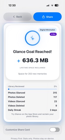 Glance Photos screenshot