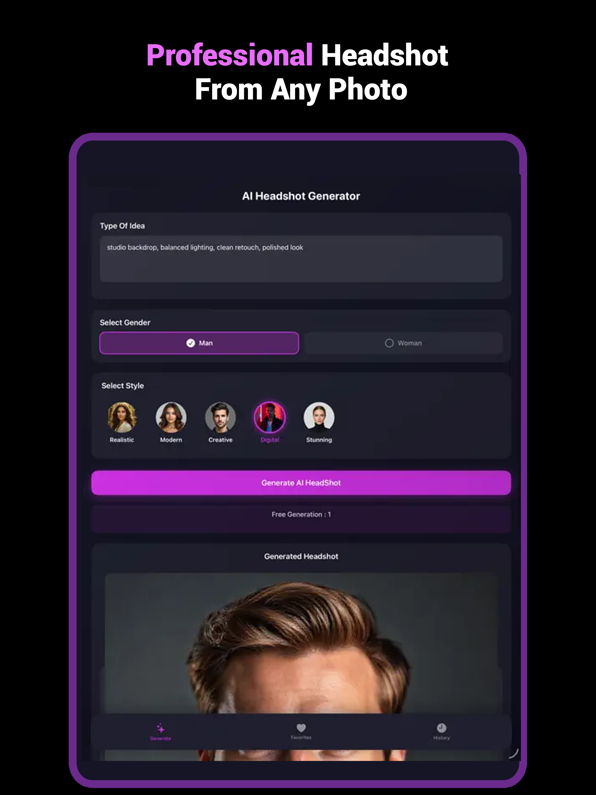 Aragon: Ai Headshot Generator