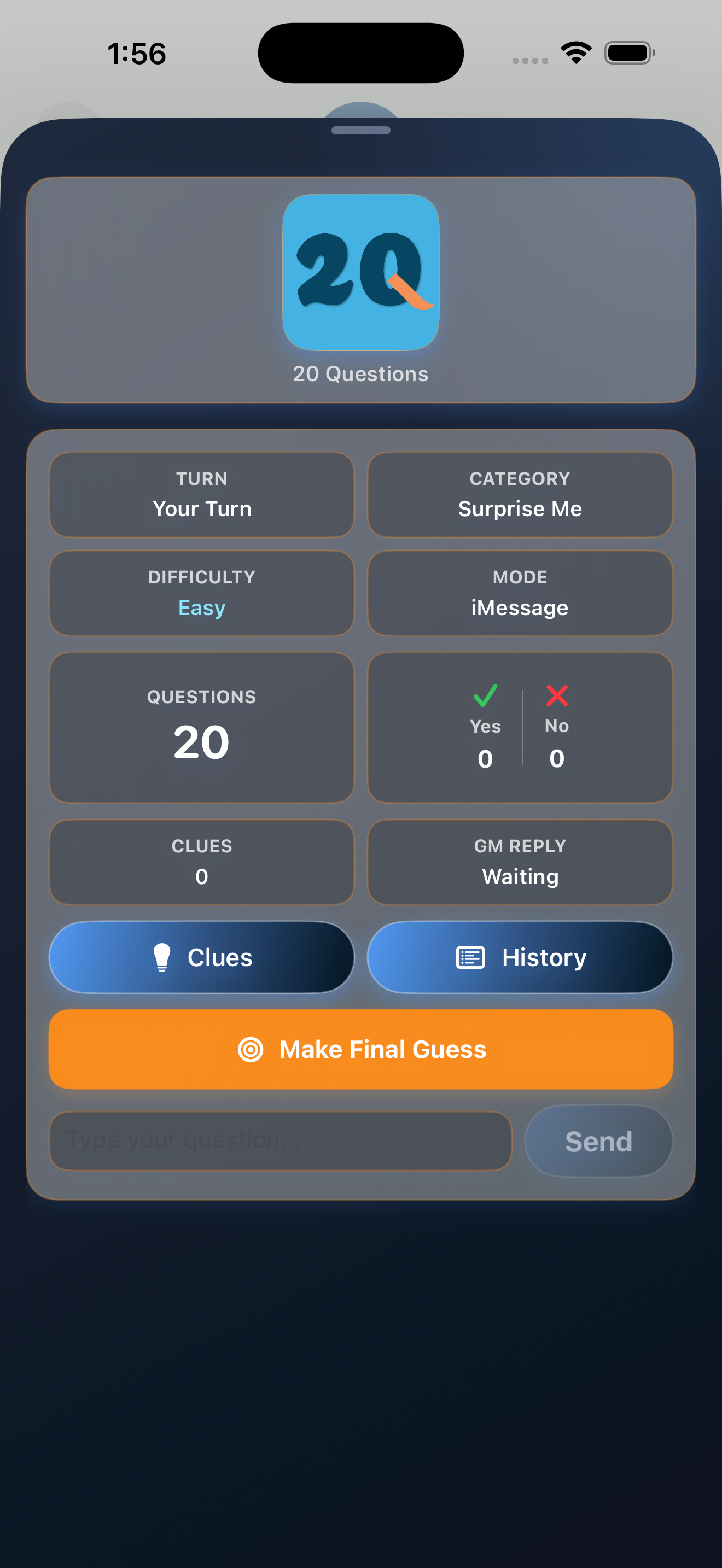 20 Questions: Word Trivia Game