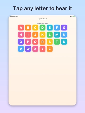 ABC Order for Kids iPad screenshot