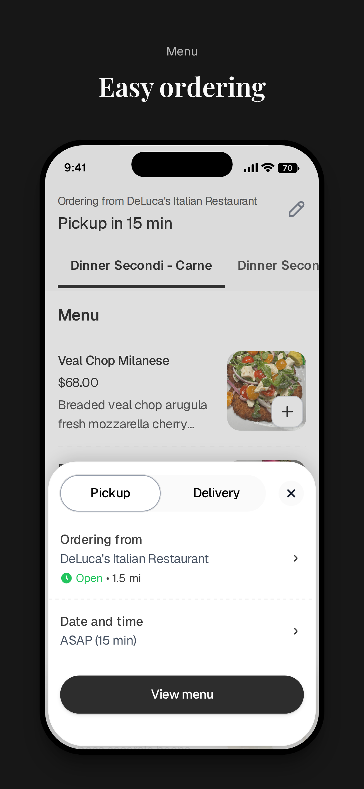 Deluca's Italian Restaurant screenshot 3