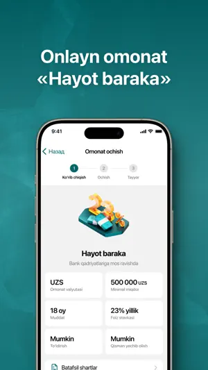 Hayot Bank screenshot 2