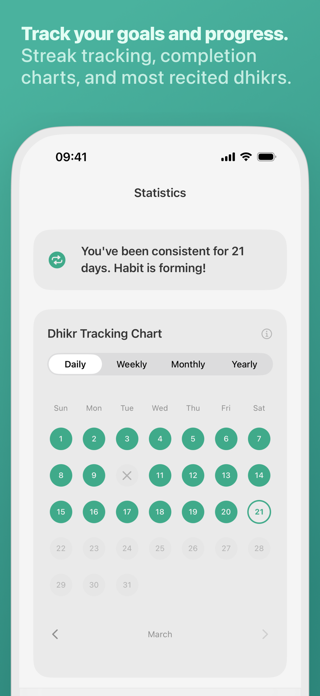 Wird – Digital Dhikr Counter Screenshot 6 of 7