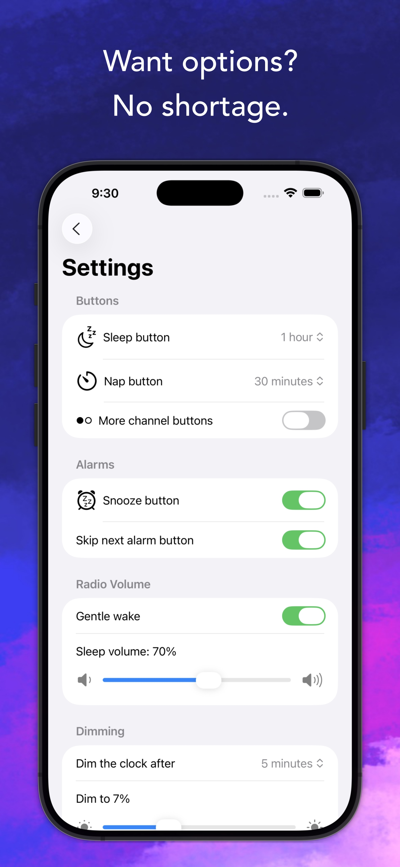 Bedside Radio: Clock Radio screenshot 10