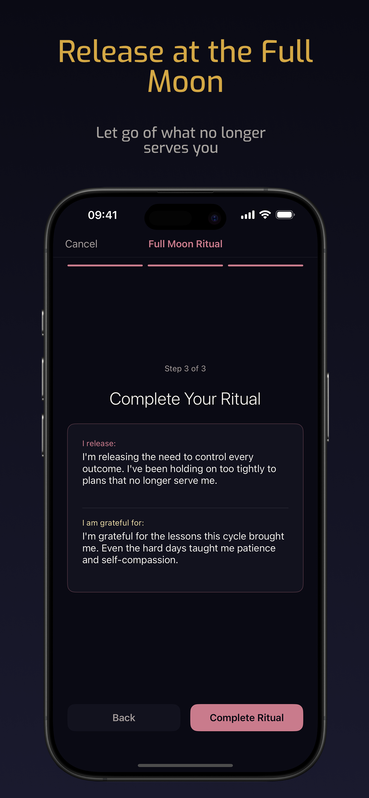 Lunne+ Moon Phase & Calendar