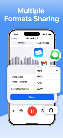 AI Transcribe - Voice Recorder Screenshot 6 of 6