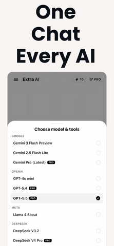 Extra AI - Chat & Assistant Screenshot 2 of 4