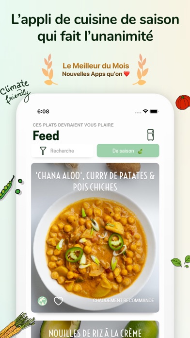 Screenshot #1 pour Kuri - Recettes de Saison