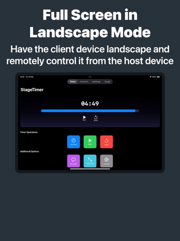 Stage Timer iPad screenshot