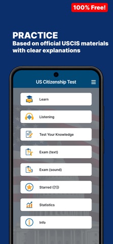 US Citizenship Test' 26 iPhone screenshot