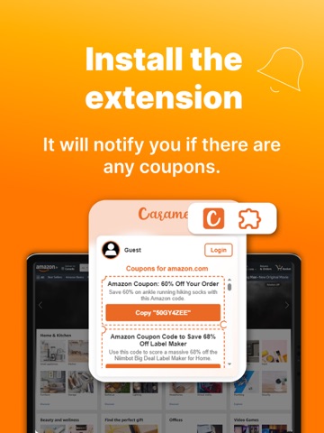 Caramel iPad screenshot