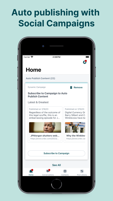 Hearsay Mobile Screenshot