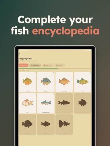 Reelaxed: Cozy Fishing Game iPad screenshot