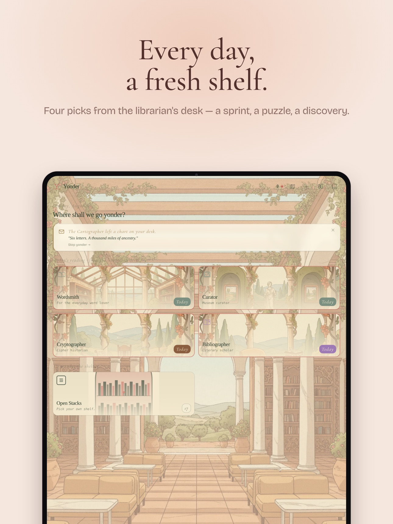 Screenshot 7 of Yonder: Daily Word Puzzles