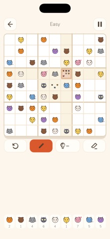 Cat Color Sudoku screenshot 2
