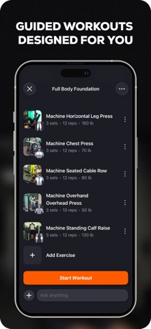 Saga: AI Personal Trainer iPhone screenshot