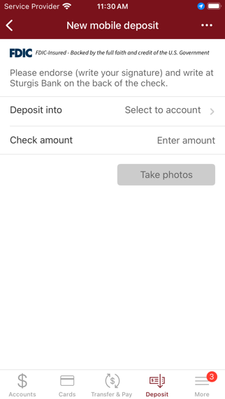 Sturgis Bank Screenshot