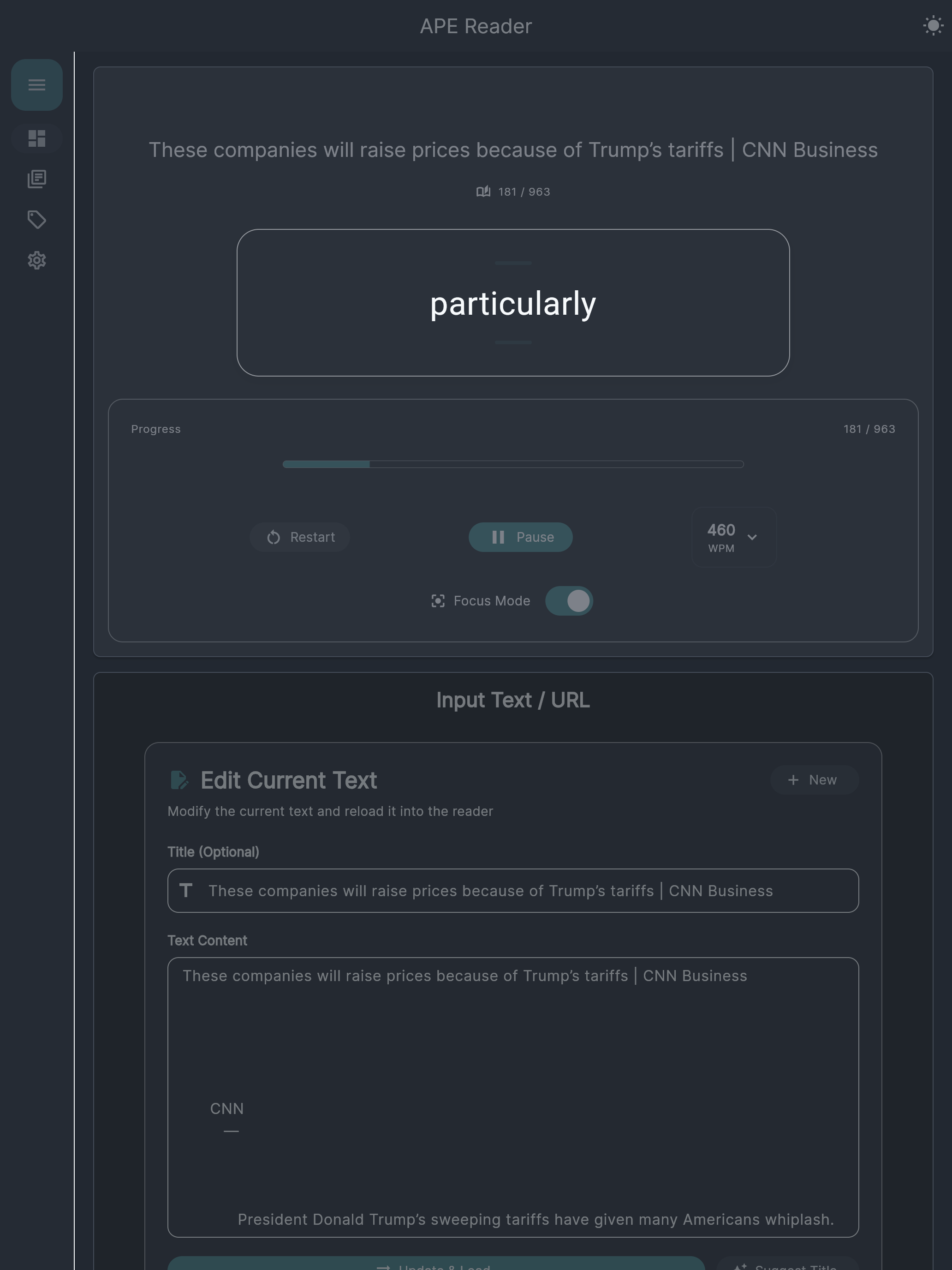 Ape Reader - APER screenshot 5
